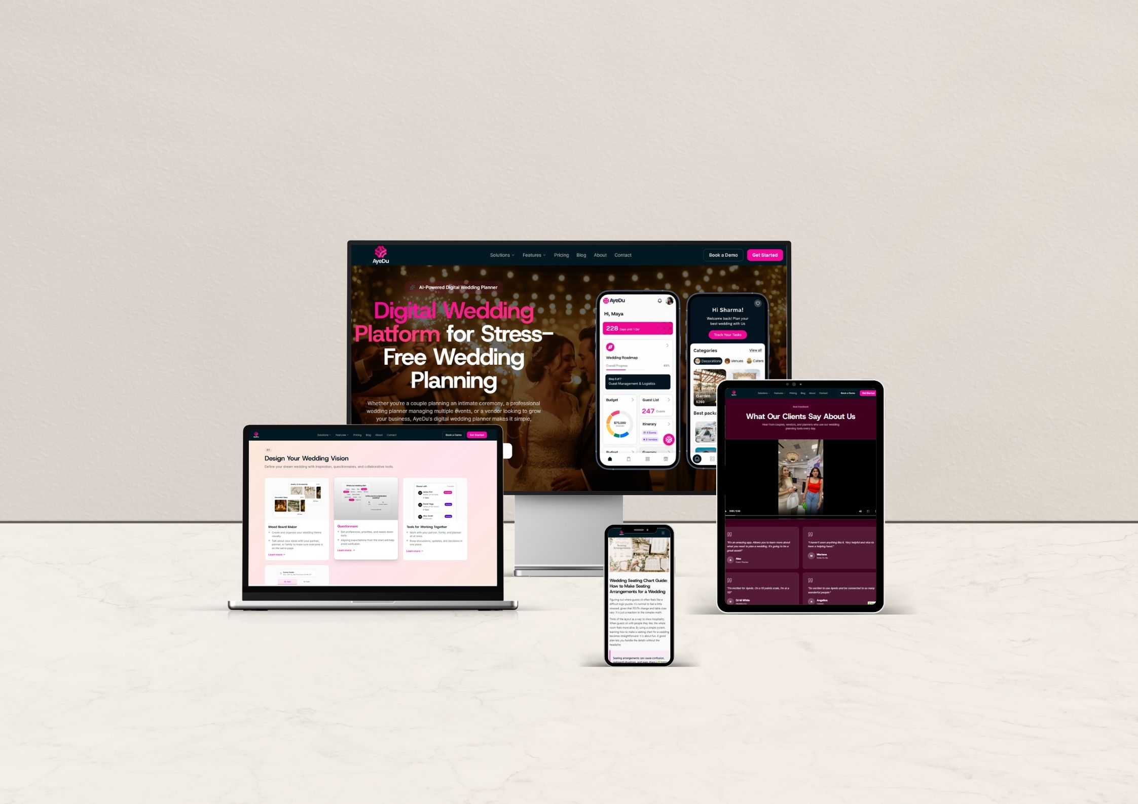AyeDu - Digital Wedding Platform